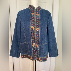 The 90s does 70s Alfred Dunner Bohemian Jacket